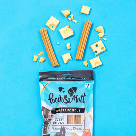 Christmas Cheese Fondue Dental Sticks For Dogs