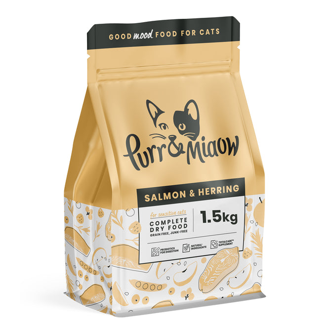 Salmon & Herring Dry Cat Food