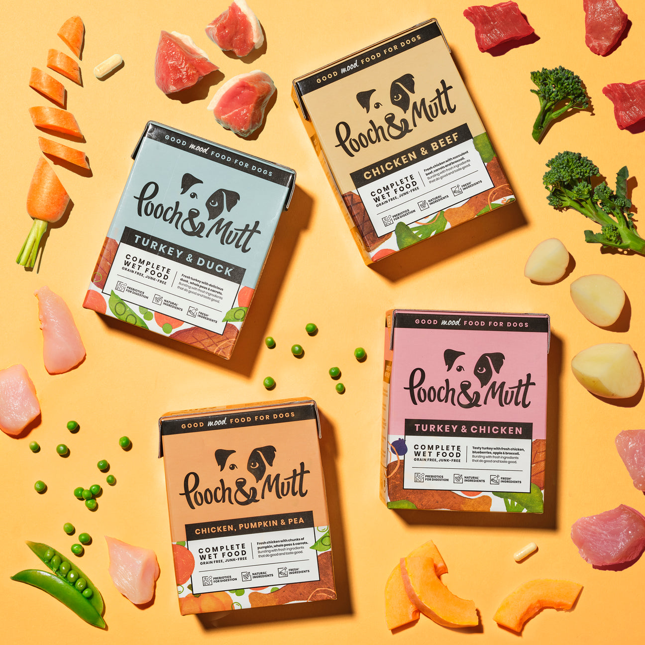 Natural GrainFree Wet Food for Dogs Pooch & Mutt