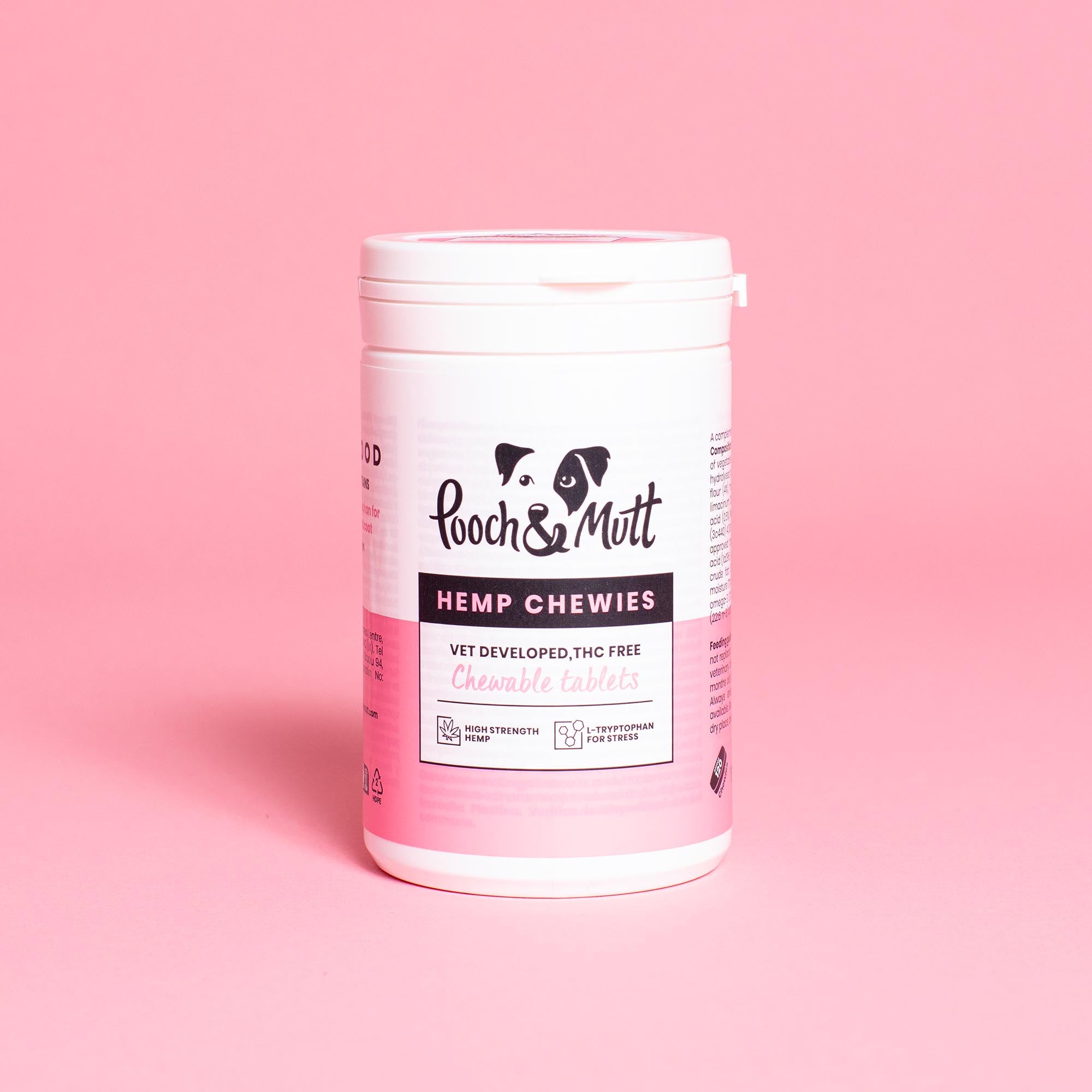 Hemp Chewies Supplement Calming Anti Inflammatory Tablets for Dogs